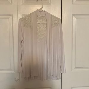 White Lace Cardigan